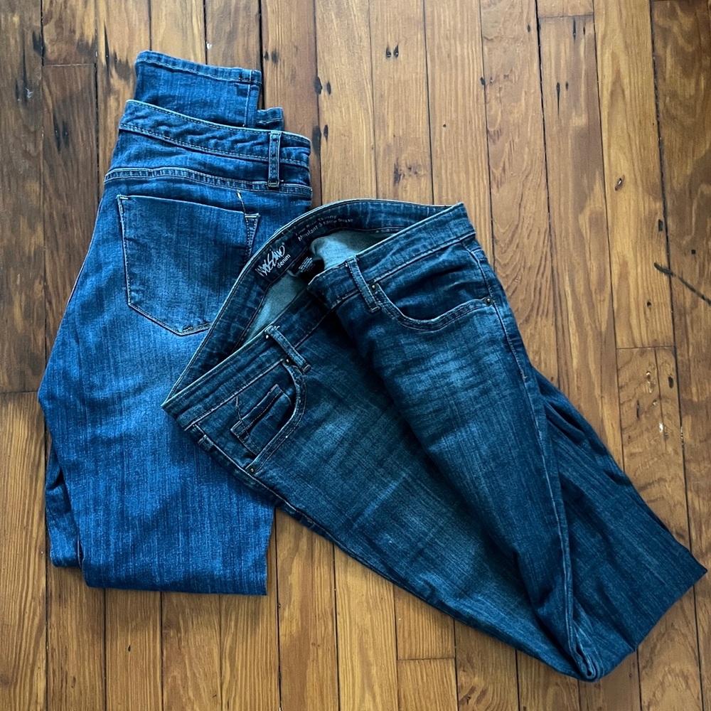 Mossimo Dark Blue Women's Jeans - low rise Skinny